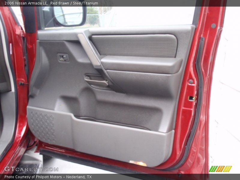 Red Brawn / Steel/Titanium 2006 Nissan Armada LE