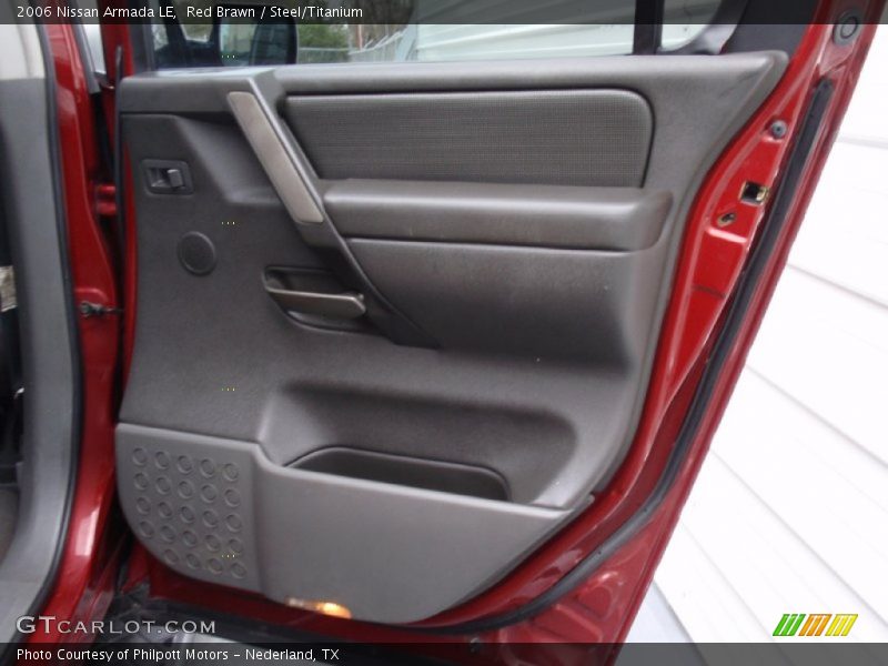 Red Brawn / Steel/Titanium 2006 Nissan Armada LE