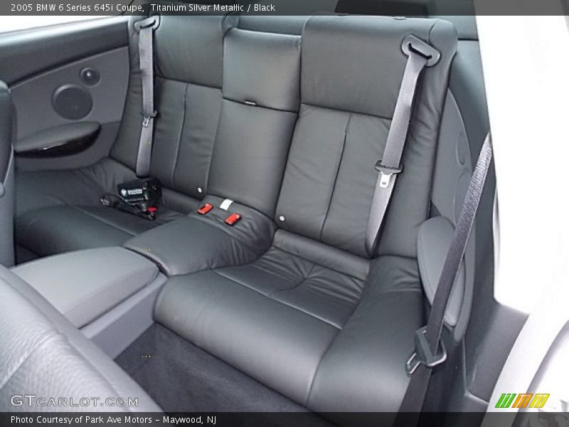 Titanium Silver Metallic / Black 2005 BMW 6 Series 645i Coupe