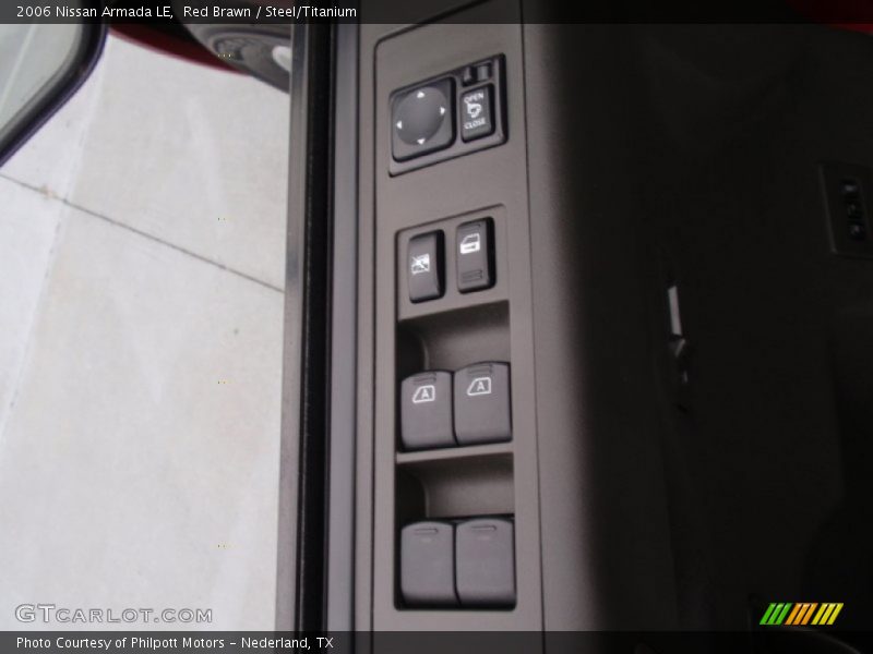 Red Brawn / Steel/Titanium 2006 Nissan Armada LE