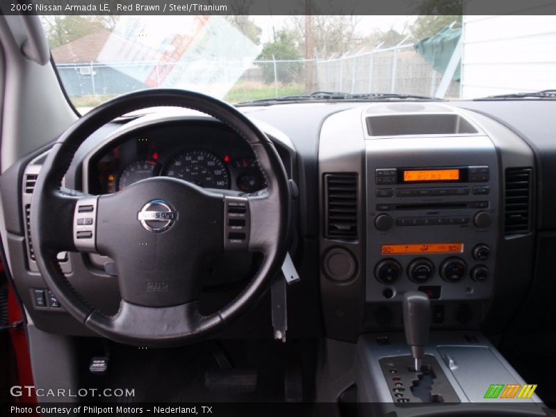 Red Brawn / Steel/Titanium 2006 Nissan Armada LE