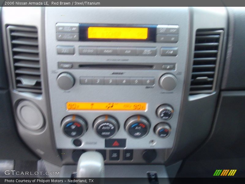 Red Brawn / Steel/Titanium 2006 Nissan Armada LE