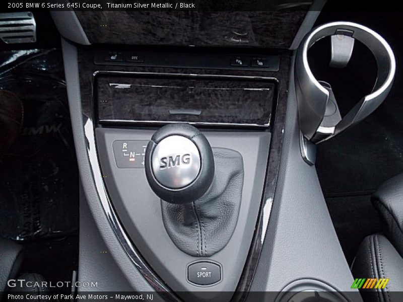 Titanium Silver Metallic / Black 2005 BMW 6 Series 645i Coupe