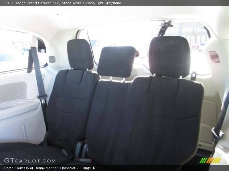 Stone White / Black/Light Graystone 2012 Dodge Grand Caravan SXT
