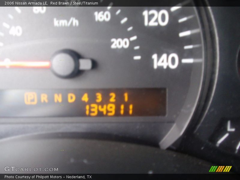 Red Brawn / Steel/Titanium 2006 Nissan Armada LE