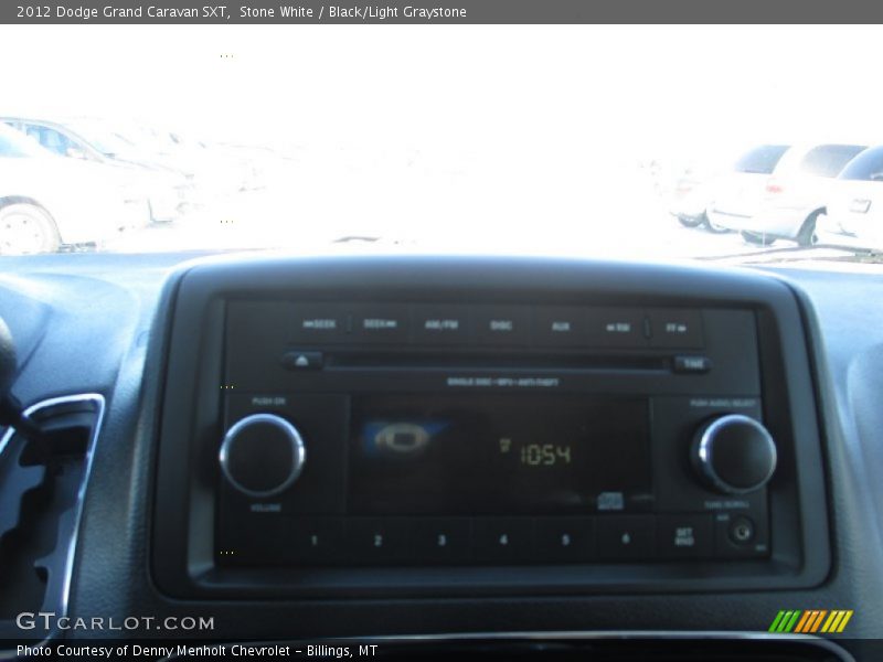 Stone White / Black/Light Graystone 2012 Dodge Grand Caravan SXT
