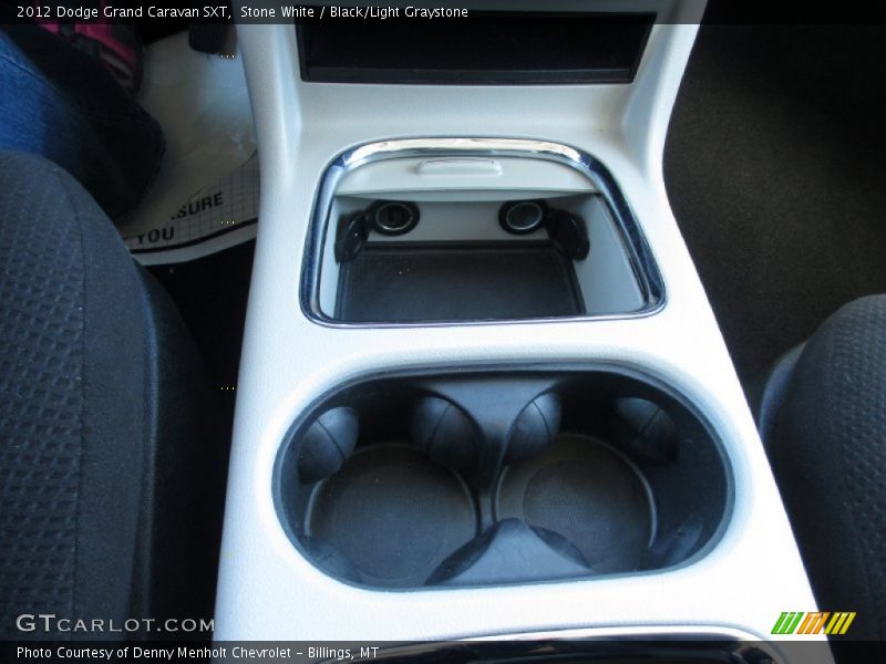 Stone White / Black/Light Graystone 2012 Dodge Grand Caravan SXT