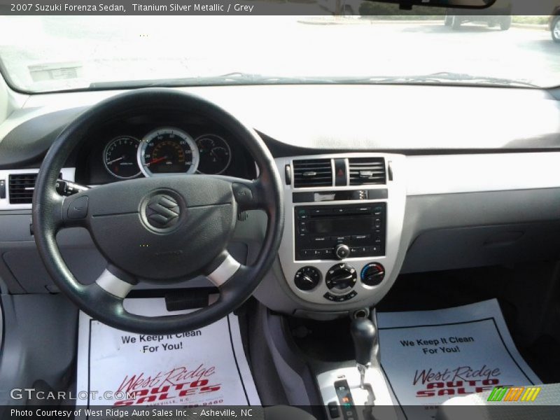 Titanium Silver Metallic / Grey 2007 Suzuki Forenza Sedan