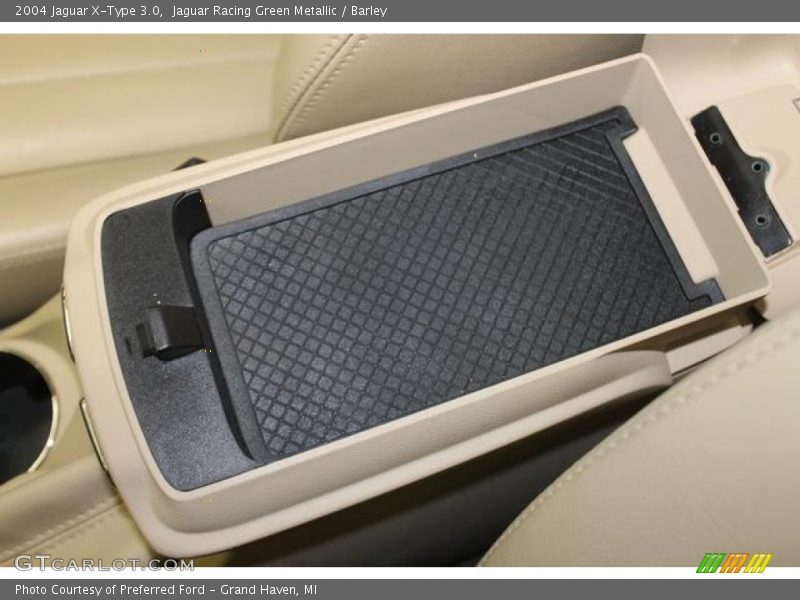 Jaguar Racing Green Metallic / Barley 2004 Jaguar X-Type 3.0