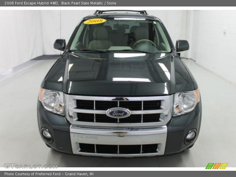 Black Pearl Slate Metallic / Stone 2008 Ford Escape Hybrid 4WD