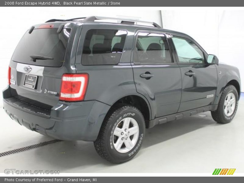 Black Pearl Slate Metallic / Stone 2008 Ford Escape Hybrid 4WD