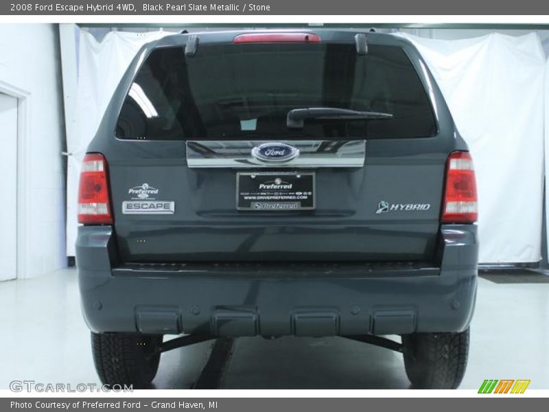 Black Pearl Slate Metallic / Stone 2008 Ford Escape Hybrid 4WD