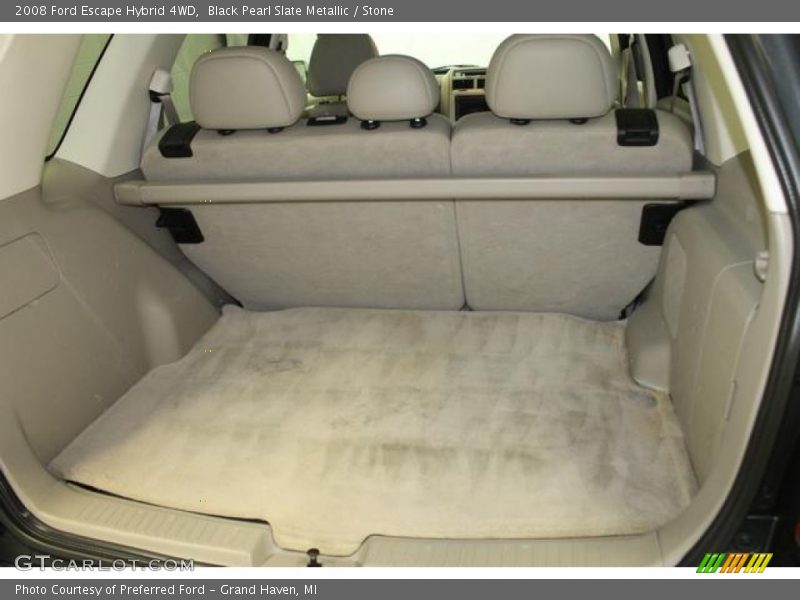 Black Pearl Slate Metallic / Stone 2008 Ford Escape Hybrid 4WD