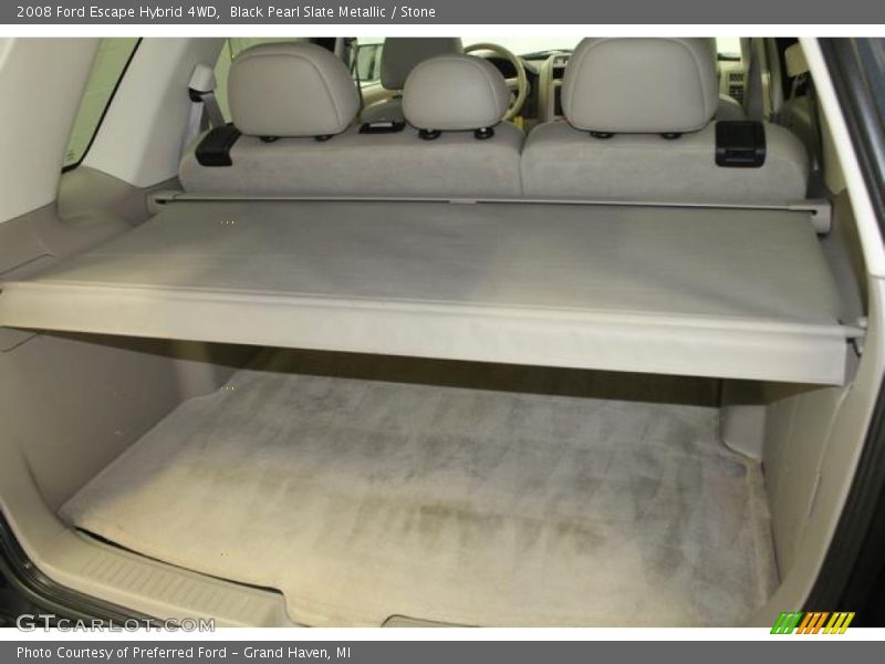 Black Pearl Slate Metallic / Stone 2008 Ford Escape Hybrid 4WD