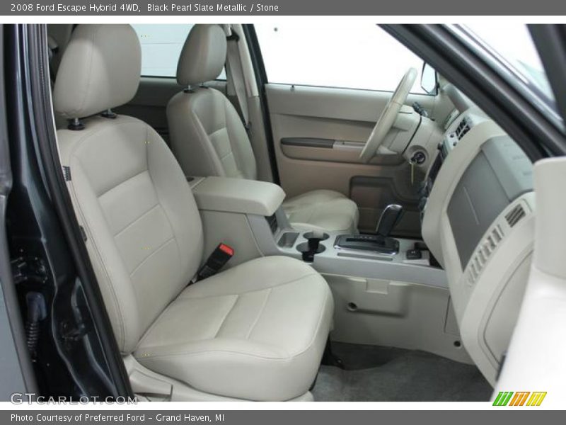 Black Pearl Slate Metallic / Stone 2008 Ford Escape Hybrid 4WD