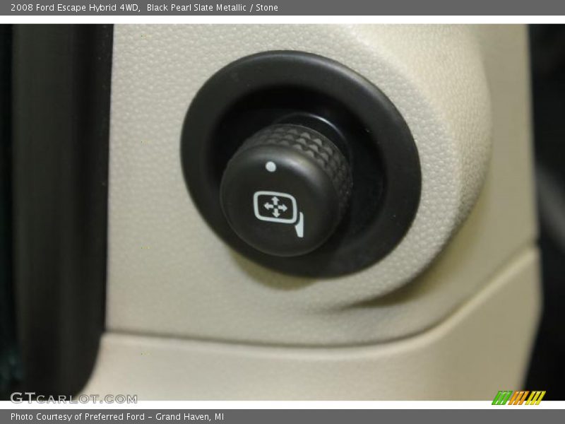 Black Pearl Slate Metallic / Stone 2008 Ford Escape Hybrid 4WD