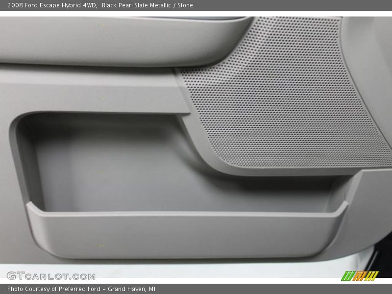 Black Pearl Slate Metallic / Stone 2008 Ford Escape Hybrid 4WD