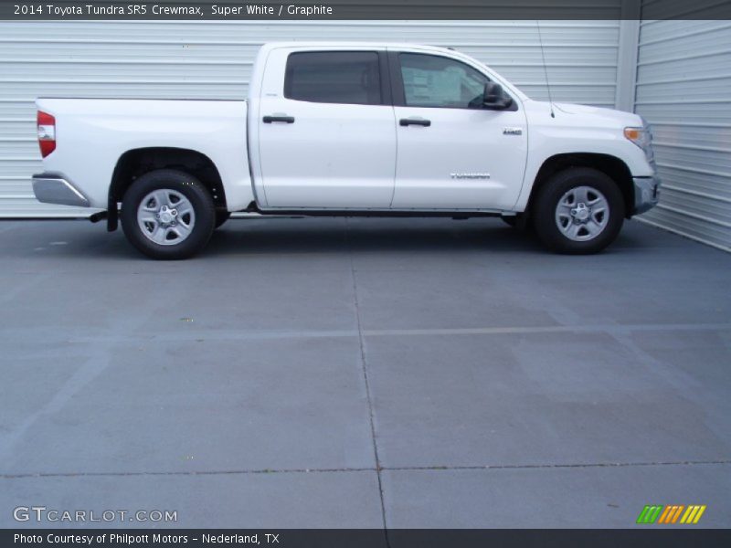 Super White / Graphite 2014 Toyota Tundra SR5 Crewmax