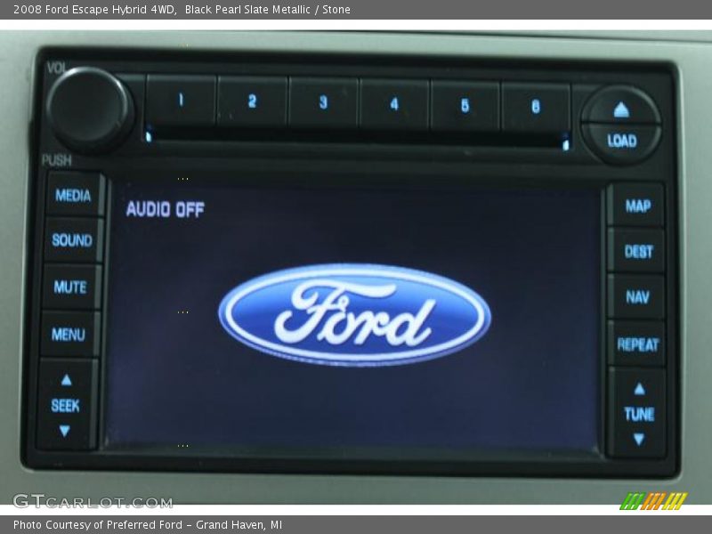 Black Pearl Slate Metallic / Stone 2008 Ford Escape Hybrid 4WD