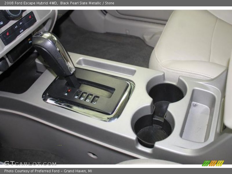 Black Pearl Slate Metallic / Stone 2008 Ford Escape Hybrid 4WD