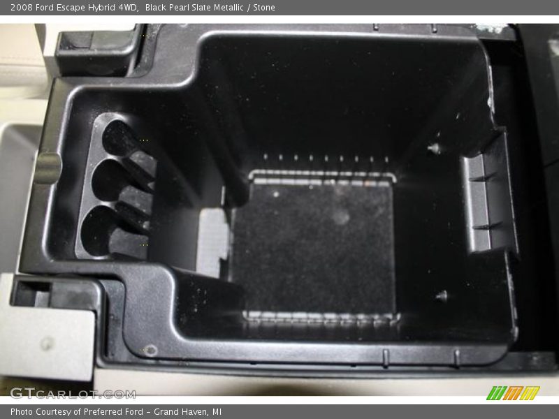 Black Pearl Slate Metallic / Stone 2008 Ford Escape Hybrid 4WD