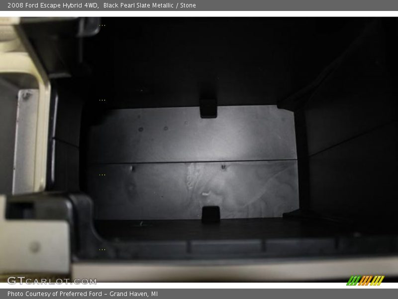 Black Pearl Slate Metallic / Stone 2008 Ford Escape Hybrid 4WD