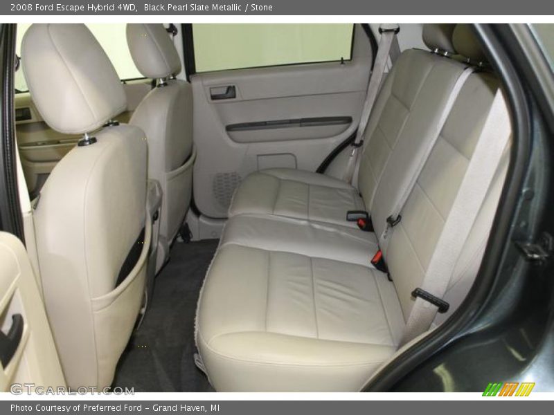 Black Pearl Slate Metallic / Stone 2008 Ford Escape Hybrid 4WD