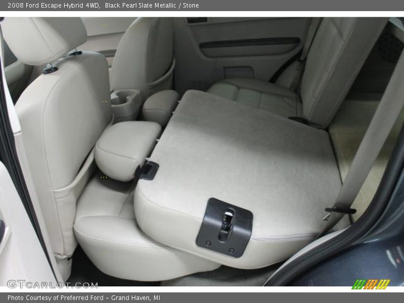 Black Pearl Slate Metallic / Stone 2008 Ford Escape Hybrid 4WD