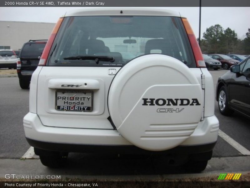 Taffeta White / Dark Gray 2000 Honda CR-V SE 4WD