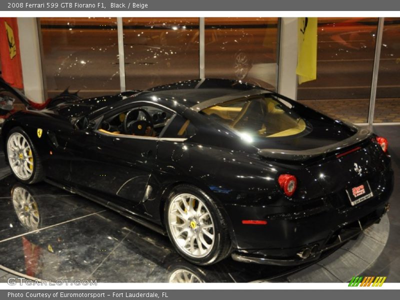 Black / Beige 2008 Ferrari 599 GTB Fiorano F1