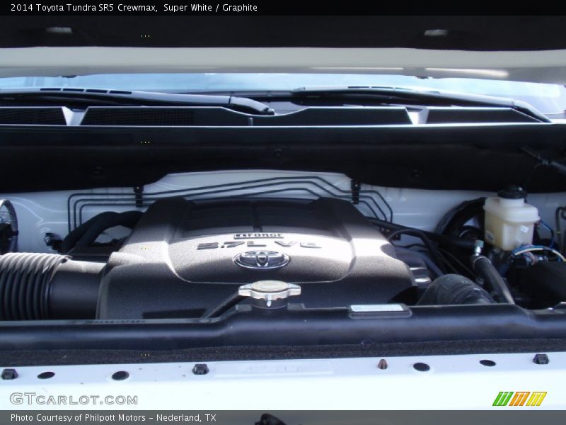 Super White / Graphite 2014 Toyota Tundra SR5 Crewmax