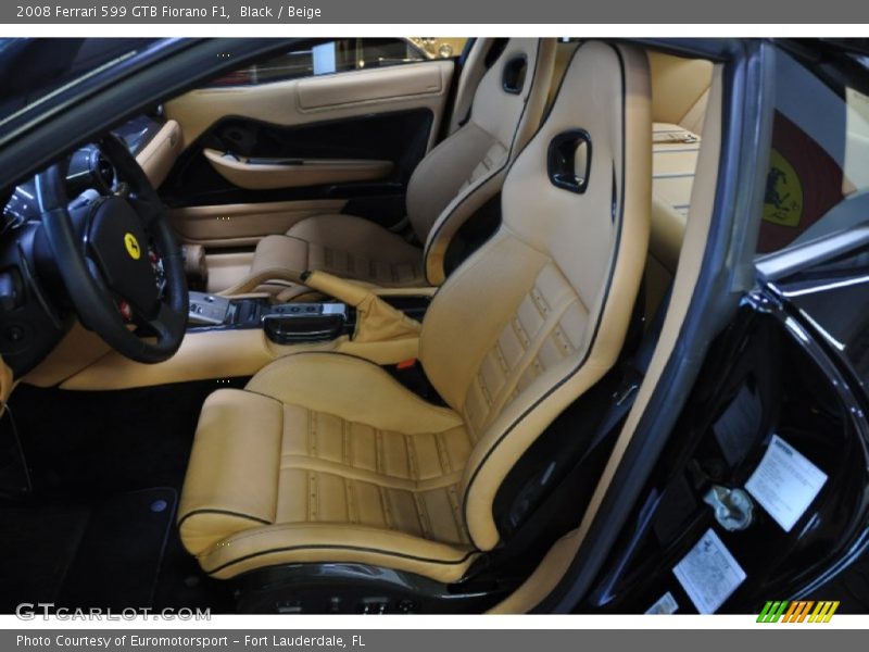 Black / Beige 2008 Ferrari 599 GTB Fiorano F1