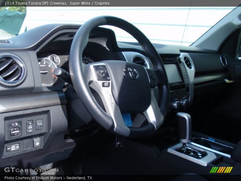 Super White / Graphite 2014 Toyota Tundra SR5 Crewmax