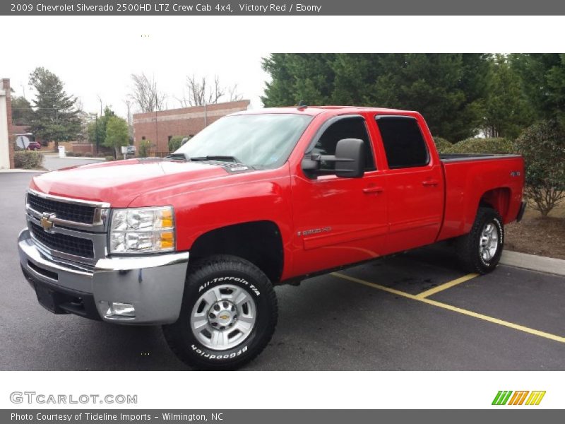 Victory Red / Ebony 2009 Chevrolet Silverado 2500HD LTZ Crew Cab 4x4