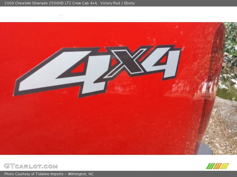 Victory Red / Ebony 2009 Chevrolet Silverado 2500HD LTZ Crew Cab 4x4