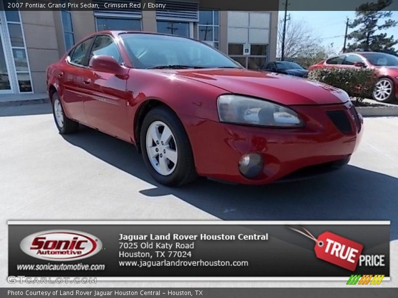 Crimson Red / Ebony 2007 Pontiac Grand Prix Sedan