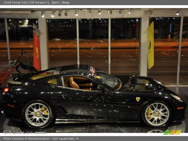 Black / Beige 2008 Ferrari 599 GTB Fiorano F1