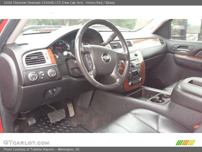 Victory Red / Ebony 2009 Chevrolet Silverado 2500HD LTZ Crew Cab 4x4