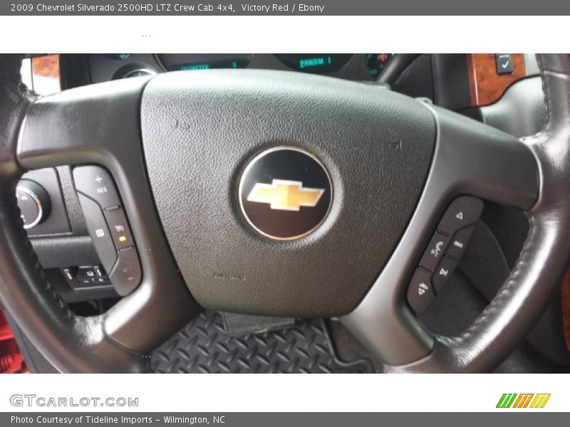 Victory Red / Ebony 2009 Chevrolet Silverado 2500HD LTZ Crew Cab 4x4