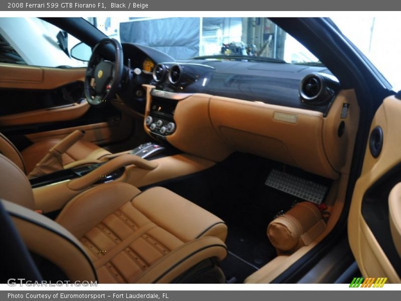 Black / Beige 2008 Ferrari 599 GTB Fiorano F1