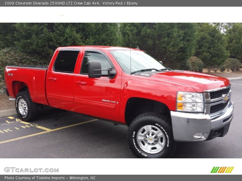 Victory Red / Ebony 2009 Chevrolet Silverado 2500HD LTZ Crew Cab 4x4