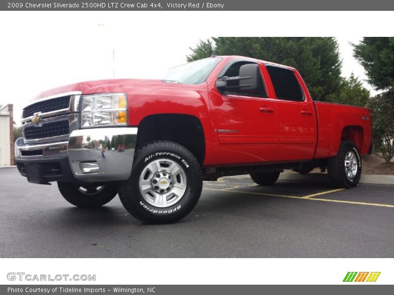 Victory Red / Ebony 2009 Chevrolet Silverado 2500HD LTZ Crew Cab 4x4
