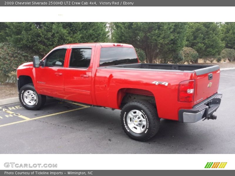 Victory Red / Ebony 2009 Chevrolet Silverado 2500HD LTZ Crew Cab 4x4