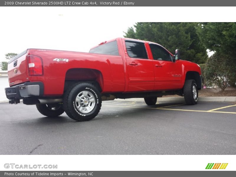 Victory Red / Ebony 2009 Chevrolet Silverado 2500HD LTZ Crew Cab 4x4