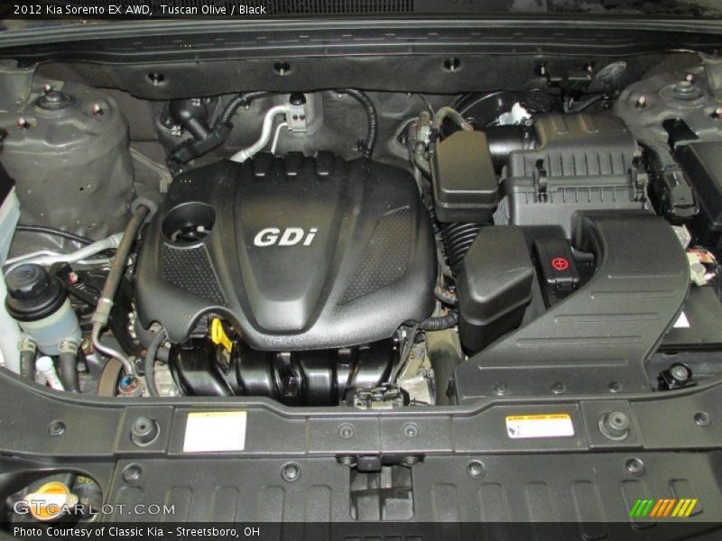 Tuscan Olive / Black 2012 Kia Sorento EX AWD