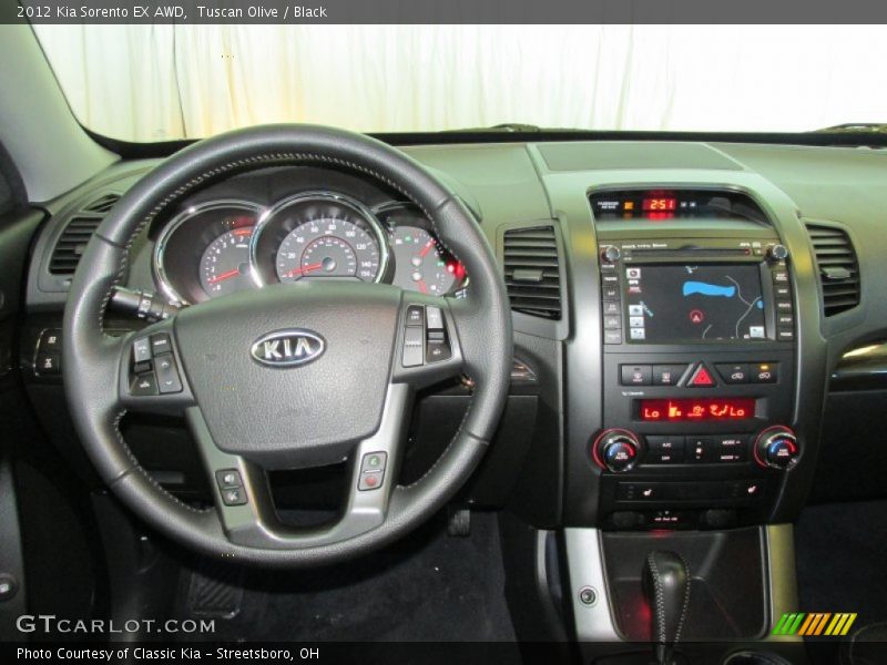 Tuscan Olive / Black 2012 Kia Sorento EX AWD