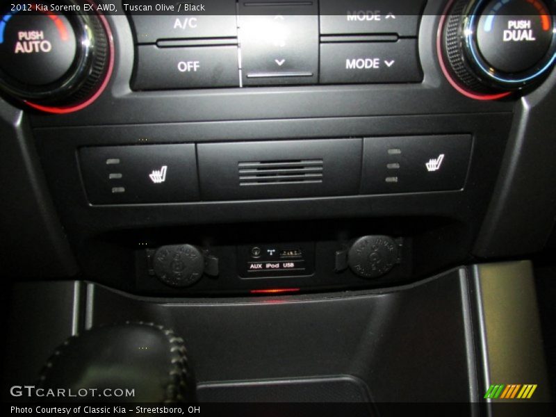 Tuscan Olive / Black 2012 Kia Sorento EX AWD