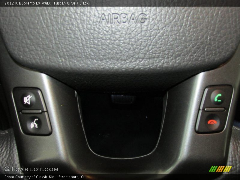 Tuscan Olive / Black 2012 Kia Sorento EX AWD