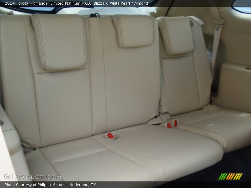 Blizzard White Pearl / Almond 2014 Toyota Highlander Limited Platinum AWD