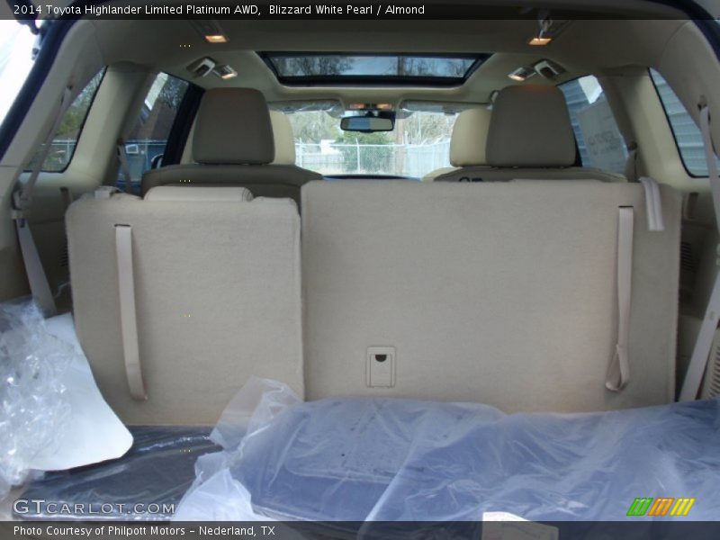 Blizzard White Pearl / Almond 2014 Toyota Highlander Limited Platinum AWD